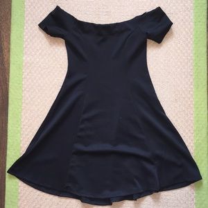 Black Off-Shoulder Dress